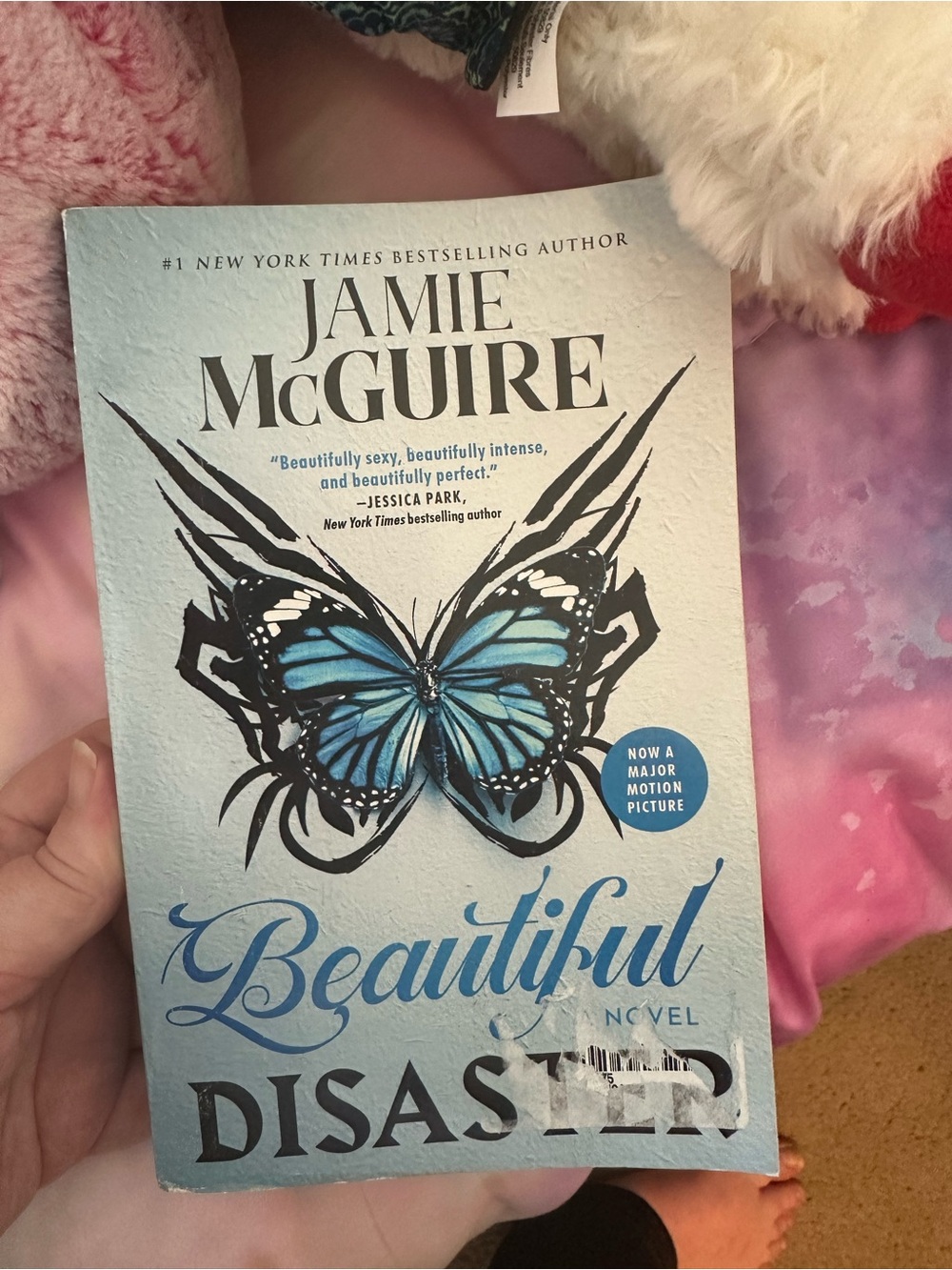 Jamie McGuire Beautiful Disaster - Blue Paperback Novel
